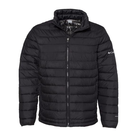 Columbia Powder Lite II Jacket Mens Black Medium New with tags - Picture 1 of 3